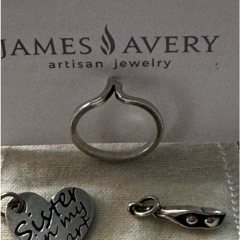 James Avery Jewelry.. Ring and two Charms